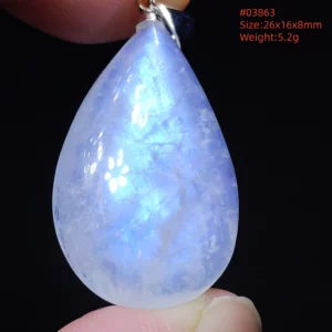 Natural Moonstone Oval Pendant in 925 Silver - Image 29
