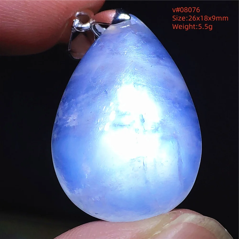 Natural Moonstone Oval Pendant in 925 Silver - Image 67