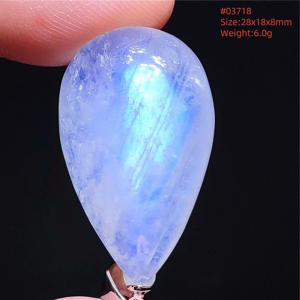 Natural Moonstone Oval Pendant in 925 Silver - Image 34