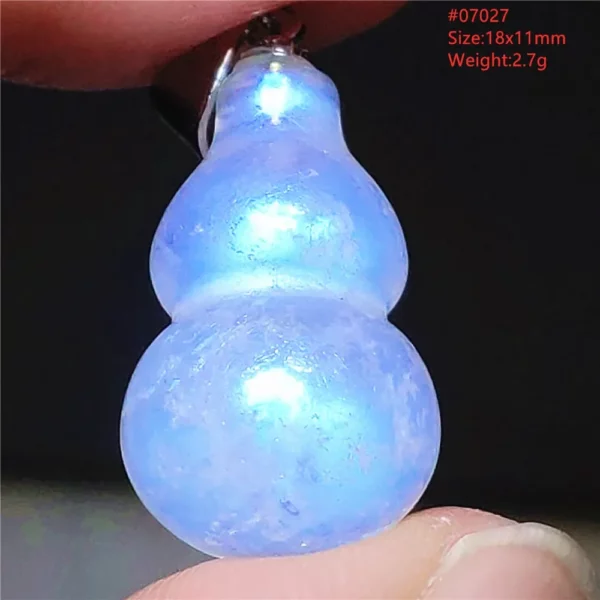 Natural Moonstone Oval Pendant in 925 Silver