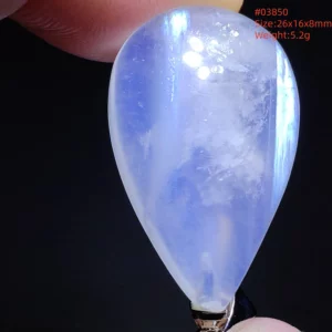 Natural Moonstone Oval Pendant in 925 Silver - Image 62