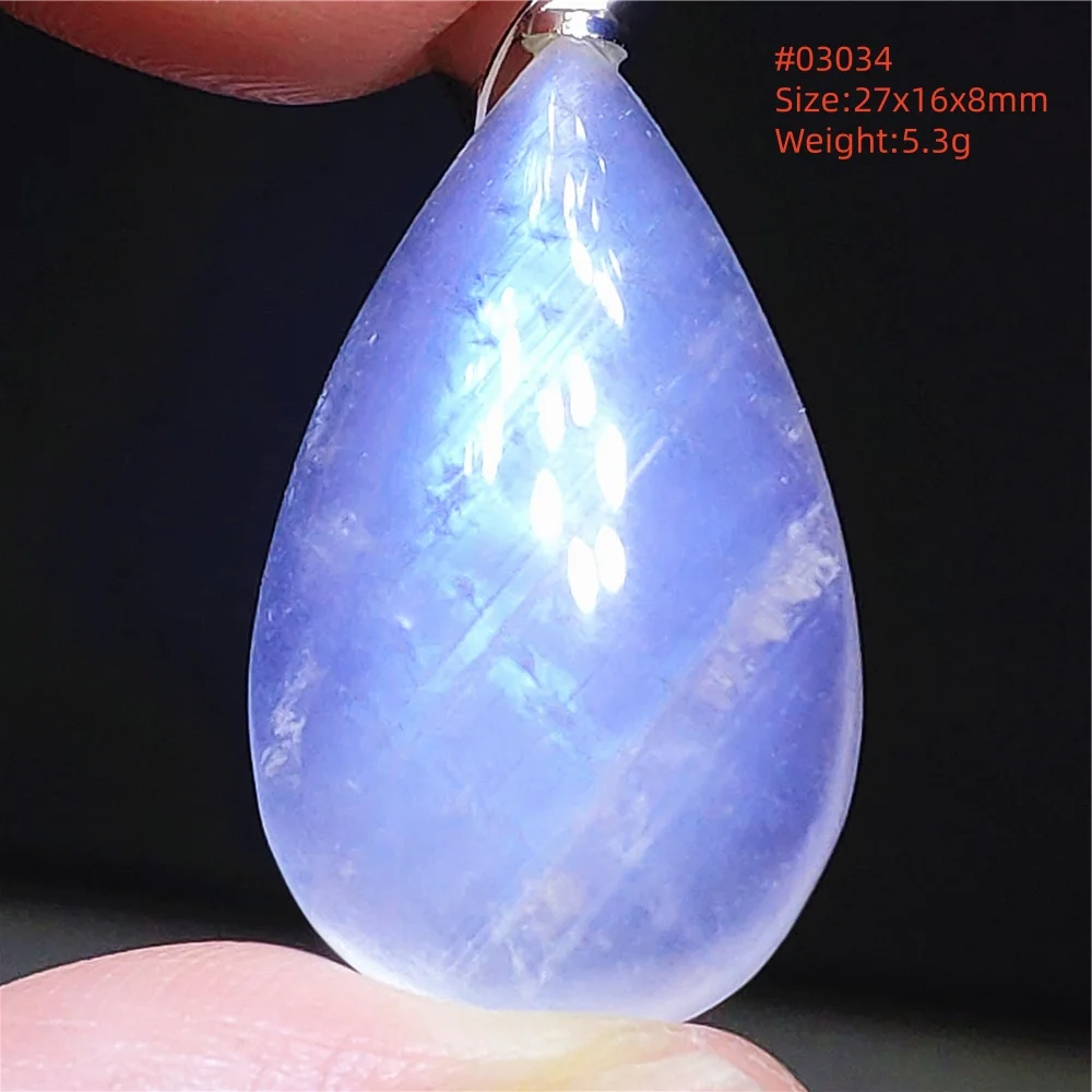 Natural Moonstone Oval Pendant in 925 Silver - Image 15
