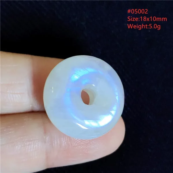 Natural Moonstone Oval Pendant in 925 Silver