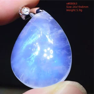 Natural Moonstone Oval Pendant in 925 Silver - Image 70