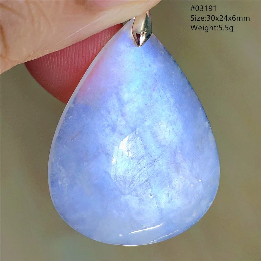 Natural Moonstone Oval Pendant in 925 Silver - Image 56