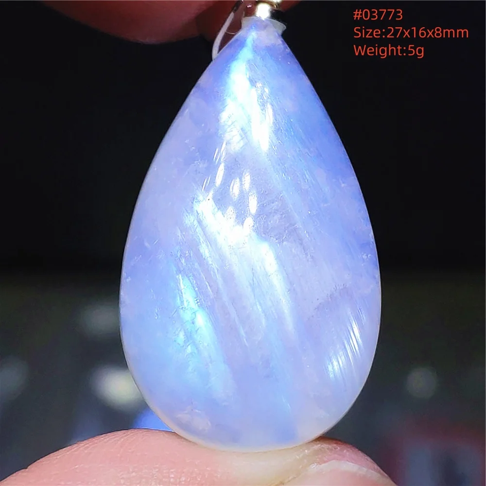 Natural Moonstone Oval Pendant in 925 Silver - Image 49