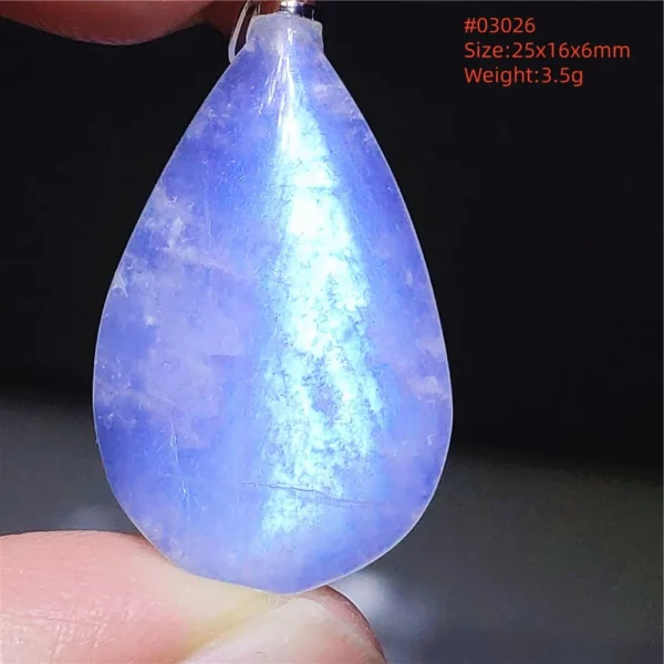 Natural Moonstone Oval Pendant in 925 Silver