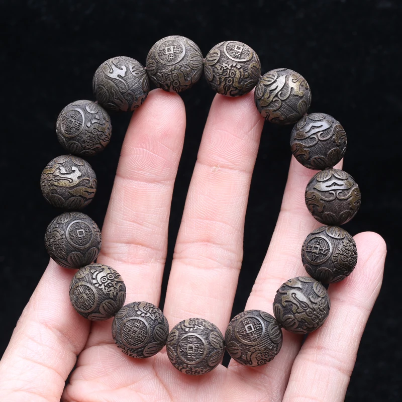 Natural Multicolor Wooden Bracelet for Men, 20mm Elastic - Image 20