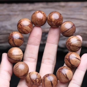 Natural Original Ecological Rosewood 20mm Beaded Bracelet, Men's Meditation Universal Accessory - Image 3