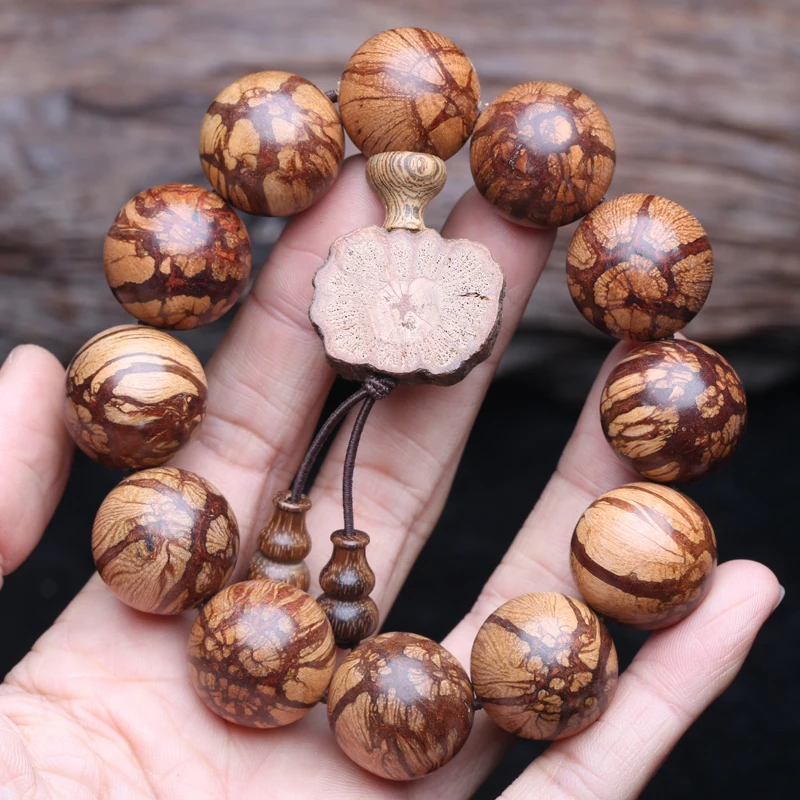 Natural Original Ecological Rosewood 20mm Beaded Bracelet, Men's Meditation Universal Accessory - Image 1