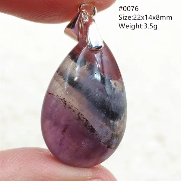 Natural Purple Cacoxenite Red Auralite 23 Pendant Jewelry Women Men Auralite 23 Canada Crystal Cacoxenite Jewelry AAAAA