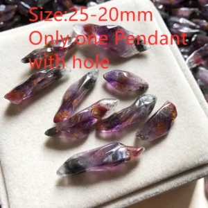 Natural Purple Cacoxenite Red Auralite 23 Pendant Jewelry Women Men Auralite 23 Canada Crystal Cacoxenite Jewelry AAAAA - Image 14