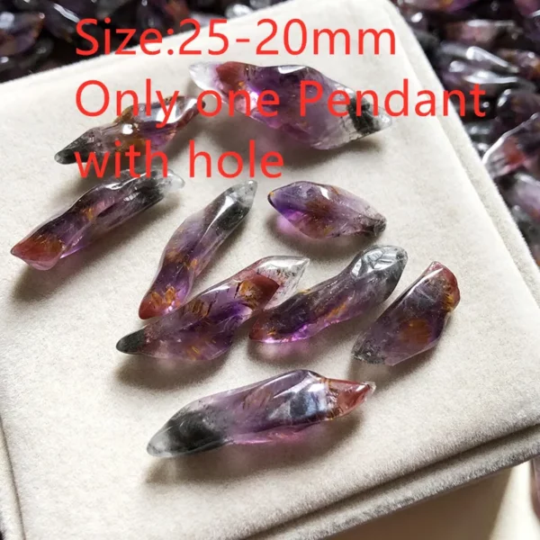Natural Purple Cacoxenite Red Auralite 23 Pendant Jewelry Women Men Auralite 23 Canada Crystal Cacoxenite Jewelry AAAAA