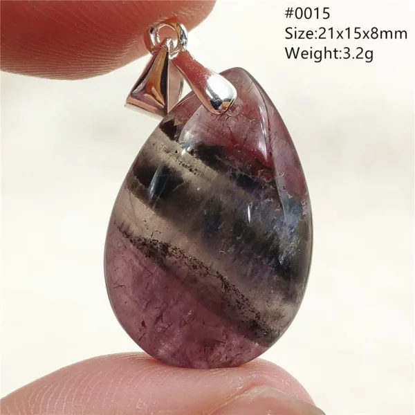 Natural Purple Cacoxenite Red Auralite 23 Pendant Jewelry Women Men Auralite 23 Canada Crystal Cacoxenite Jewelry AAAAA