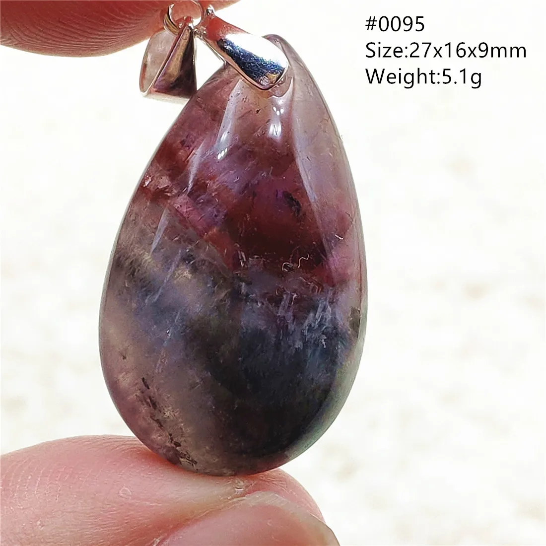 Natural Purple Cacoxenite Red Auralite 23 Pendant Jewelry Women Men Auralite 23 Canada Crystal Cacoxenite Jewelry AAAAA - Image 44