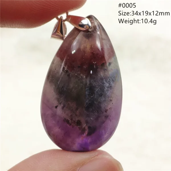 Natural Purple Cacoxenite Red Auralite 23 Pendant Jewelry Women Men Auralite 23 Canada Crystal Cacoxenite Jewelry AAAAA