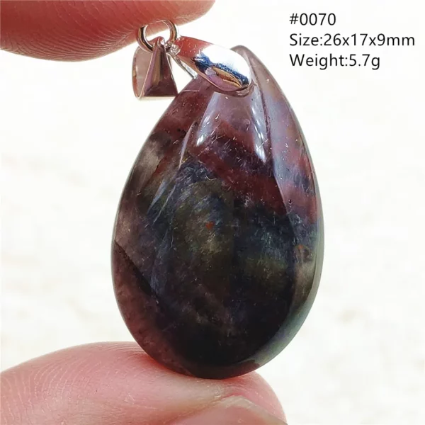 Natural Purple Cacoxenite Red Auralite 23 Pendant Jewelry Women Men Auralite 23 Canada Crystal Cacoxenite Jewelry AAAAA