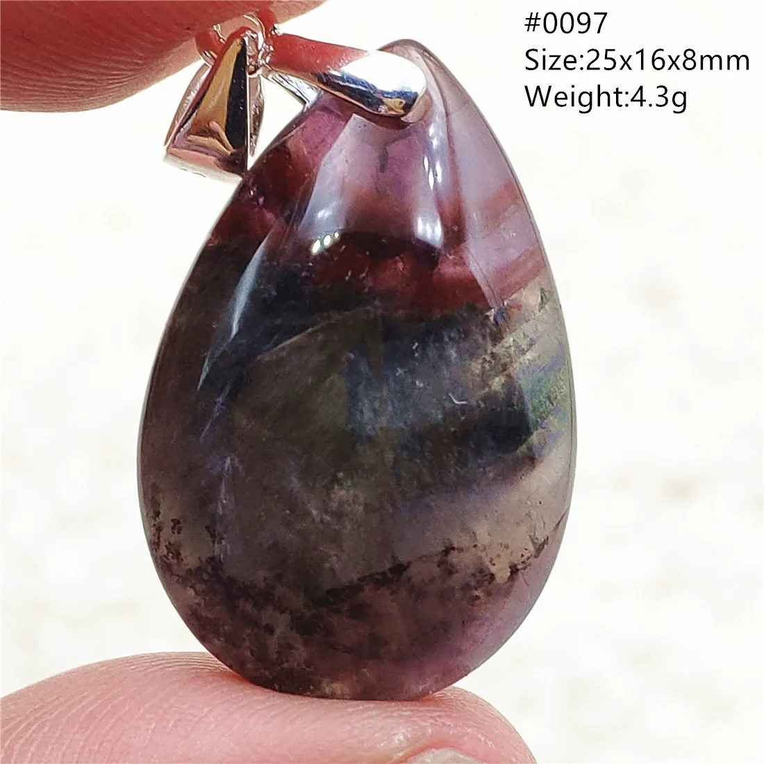 Natural Purple Cacoxenite Red Auralite 23 Pendant Jewelry Women Men Auralite 23 Canada Crystal Cacoxenite Jewelry AAAAA - Image 42