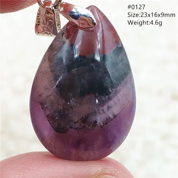 Natural Purple Cacoxenite Red Auralite 23 Pendant Jewelry Women Men Auralite 23 Canada Crystal Cacoxenite Jewelry AAAAA