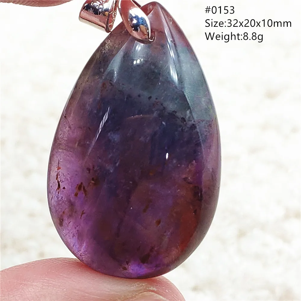 Natural Purple Cacoxenite Red Auralite 23 Pendant Jewelry Women Men Auralite 23 Canada Crystal Cacoxenite Jewelry AAAAA - Image 50