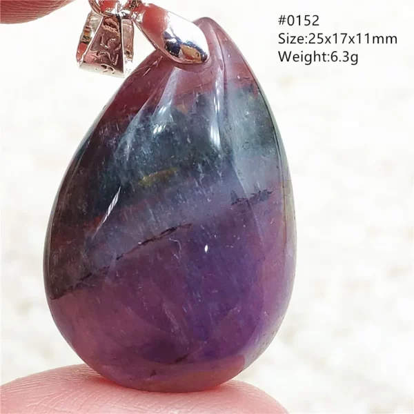 Natural Purple Cacoxenite Red Auralite 23 Pendant Jewelry Women Men Auralite 23 Canada Crystal Cacoxenite Jewelry AAAAA