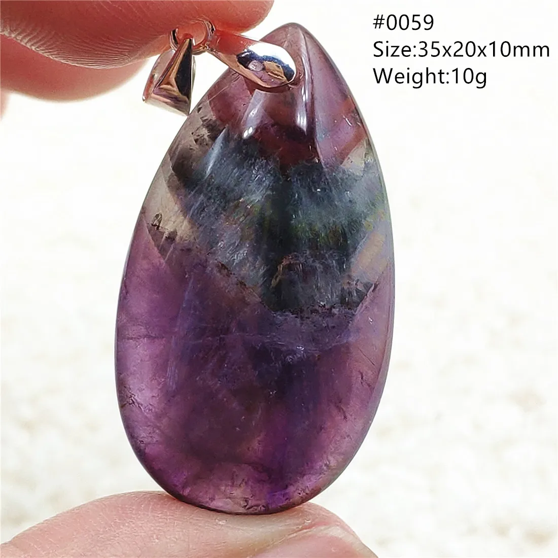Natural Purple Cacoxenite Red Auralite 23 Pendant Jewelry Women Men Auralite 23 Canada Crystal Cacoxenite Jewelry AAAAA - Image 6