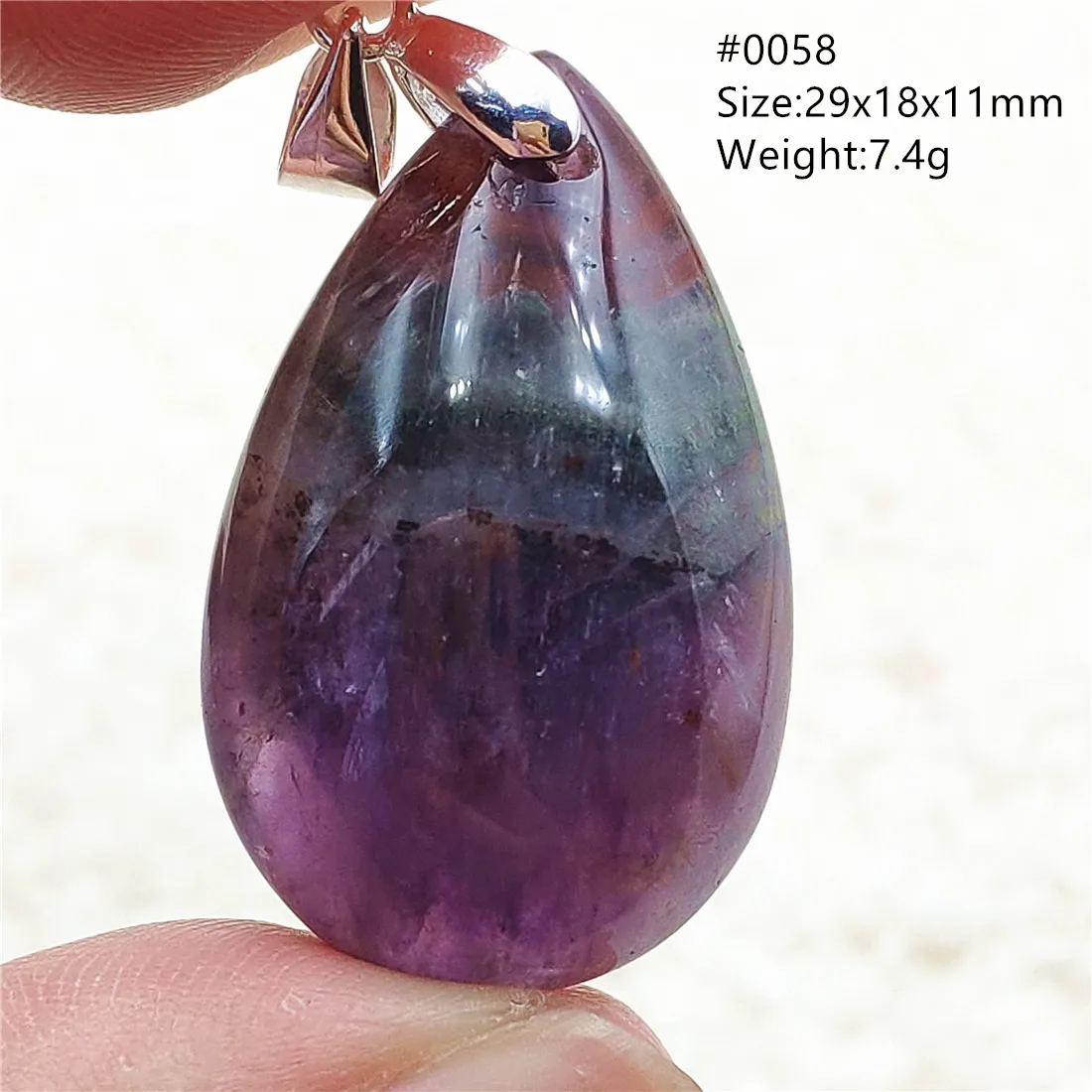 Natural Purple Cacoxenite Red Auralite 23 Pendant Jewelry Women Men Auralite 23 Canada Crystal Cacoxenite Jewelry AAAAA - Image 9