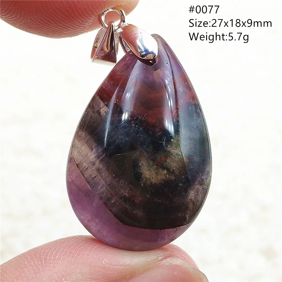 Natural Purple Cacoxenite Red Auralite 23 Pendant Jewelry Women Men Auralite 23 Canada Crystal Cacoxenite Jewelry AAAAA - Image 22