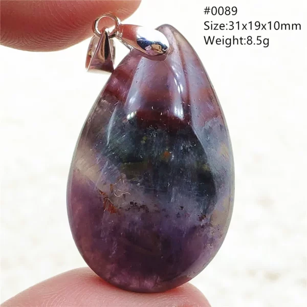Natural Purple Cacoxenite Red Auralite 23 Pendant Jewelry Women Men Auralite 23 Canada Crystal Cacoxenite Jewelry AAAAA