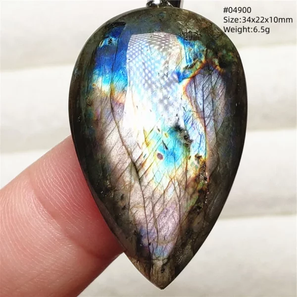 Rare Purple & Blue Labradorite Pendant, Women & Men
