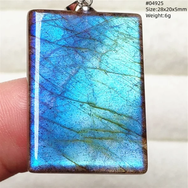 Rare Purple & Blue Labradorite Pendant, Women & Men