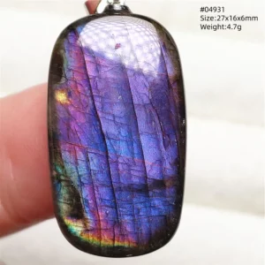 Rare Purple & Blue Labradorite Pendant, Women & Men