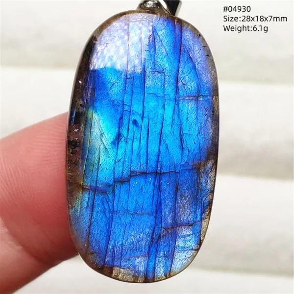 Rare Purple & Blue Labradorite Pendant, Women & Men