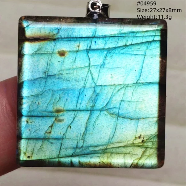 Rare Purple & Blue Labradorite Pendant, Women & Men