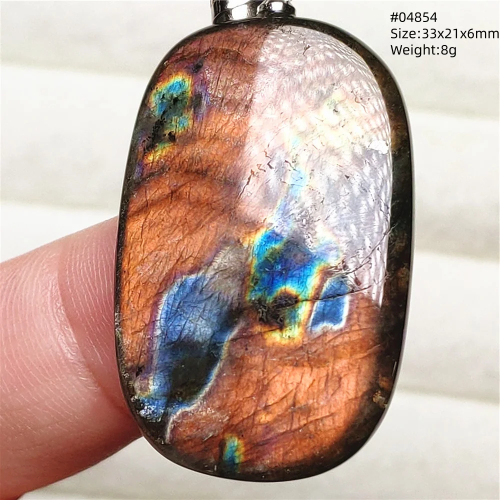 Natural Purple Labradorite Pendant Jewelry Rare Women Men Blue Labradorite Necklace Fashion Stone Jewelry AAAAAA - Image 49