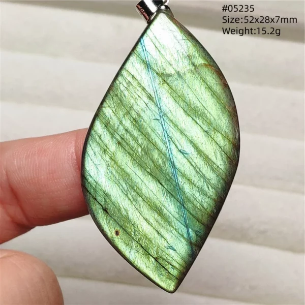 Natural Purple Labradorite Pendant Jewelry Rare Women Men Blue Labradorite Necklace Fashion Stone Jewelry AAAAAA