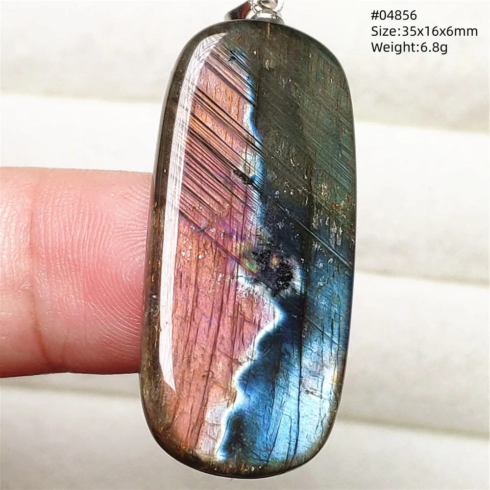 Natural Purple Labradorite Pendant Jewelry Rare Women Men Blue Labradorite Necklace Fashion Stone Jewelry AAAAAA - Image 61