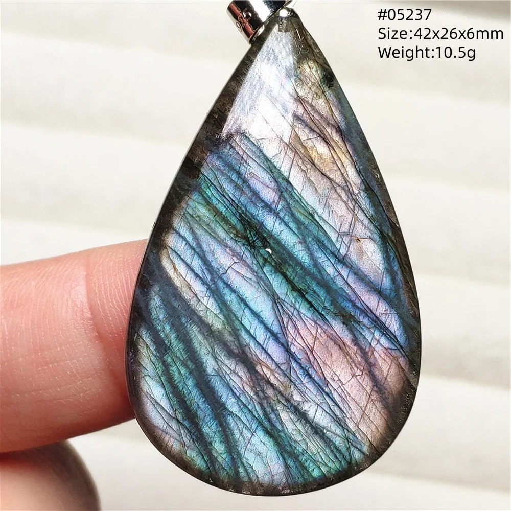 Natural Purple Labradorite Pendant Jewelry Rare Women Men Blue Labradorite Necklace Fashion Stone Jewelry AAAAAA - Image 62