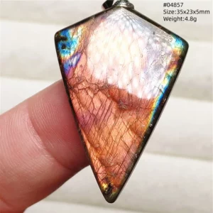Natural Purple Labradorite Pendant Jewelry Rare Women Men Blue Labradorite Necklace Fashion Stone Jewelry AAAAAA - Image 65