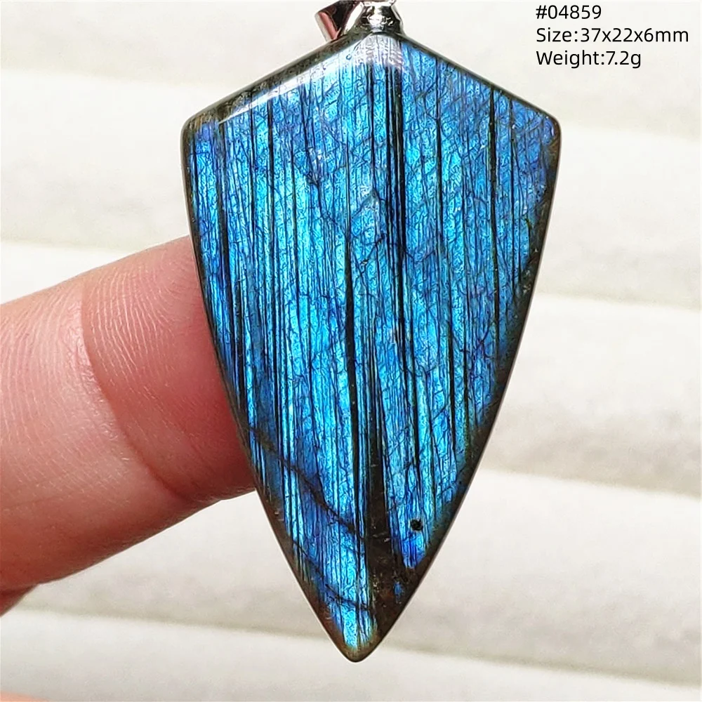 Natural Purple Labradorite Pendant Jewelry Rare Women Men Blue Labradorite Necklace Fashion Stone Jewelry AAAAAA - Image 39