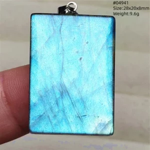 Natural Purple Labradorite Pendant Jewelry Rare Women Men Blue Labradorite Necklace Fashion Stone Jewelry AAAAAA - Image 70