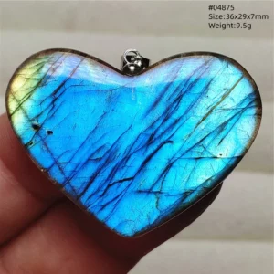 Natural Purple Labradorite Pendant Jewelry Rare Women Men Blue Labradorite Necklace Fashion Stone Jewelry AAAAAA - Image 47