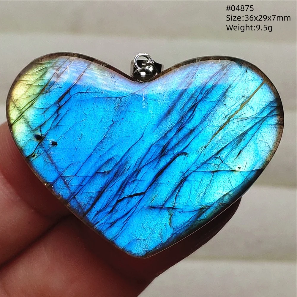 Natural Purple Labradorite Pendant Jewelry Rare Women Men Blue Labradorite Necklace Fashion Stone Jewelry AAAAAA - Image 47