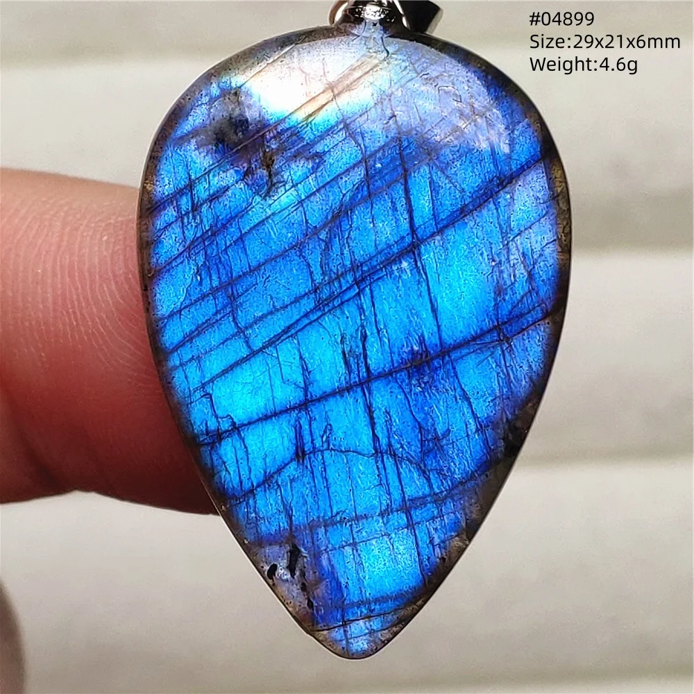 Natural Purple Labradorite Pendant Jewelry Rare Women Men Blue Labradorite Necklace Fashion Stone Jewelry AAAAAA - Image 17