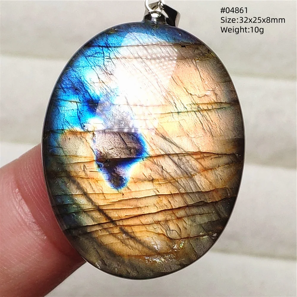 Natural Purple Labradorite Pendant Jewelry Rare Women Men Blue Labradorite Necklace Fashion Stone Jewelry AAAAAA - Image 37