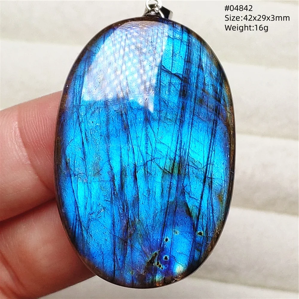 Natural Purple Labradorite Pendant Jewelry Rare Women Men Blue Labradorite Necklace Fashion Stone Jewelry AAAAAA - Image 72