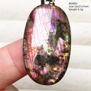 Natural Purple Labradorite Pendant Jewelry Rare Women Men Blue Labradorite Necklace Fashion Stone Jewelry AAAAAA - Image 21