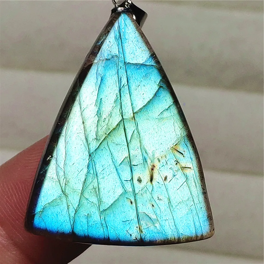 Natural Purple Labradorite Pendant Jewelry Rare Women Men Blue Labradorite Necklace Fashion Stone Jewelry AAAAAA - Image 71