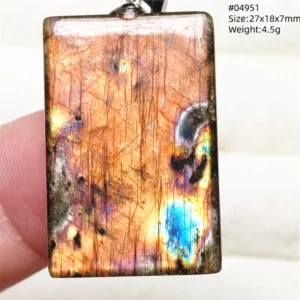 Natural Purple Labradorite Pendant Jewelry Rare Women Men Blue Labradorite Necklace Fashion Stone Jewelry AAAAAA - Image 16