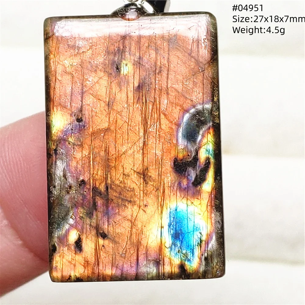 Natural Purple Labradorite Pendant Jewelry Rare Women Men Blue Labradorite Necklace Fashion Stone Jewelry AAAAAA - Image 16